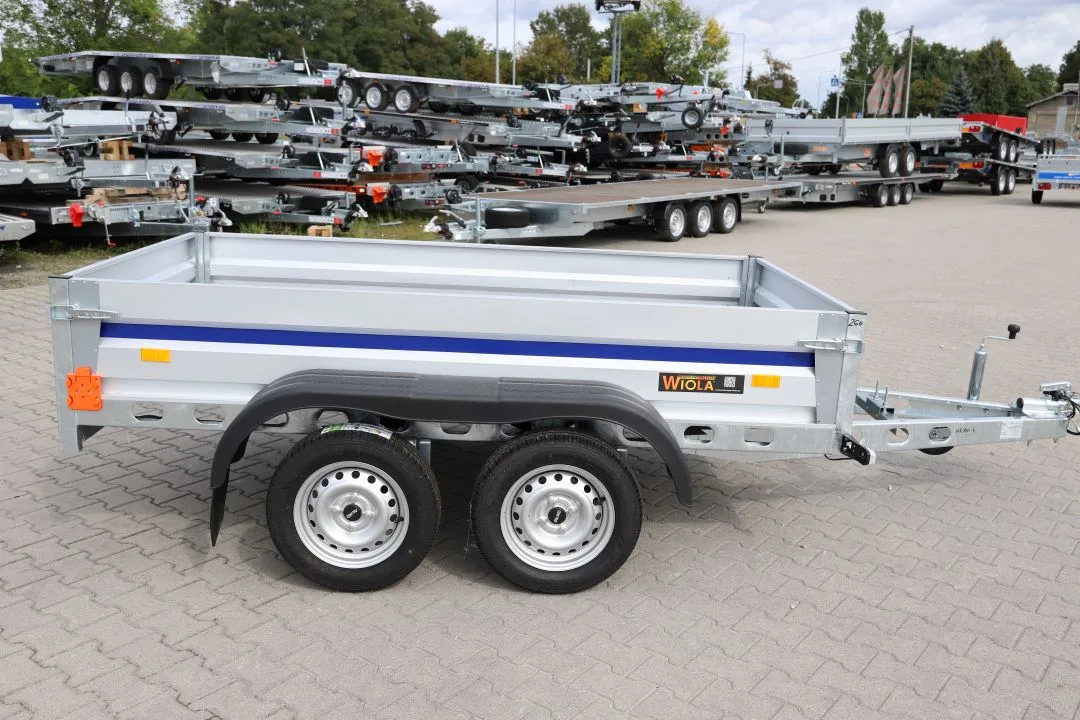 Wiola Krakus Plus - leichter zweiachsiger Anhänger, 252x132 cm, zGG 750 kg - Bild 6