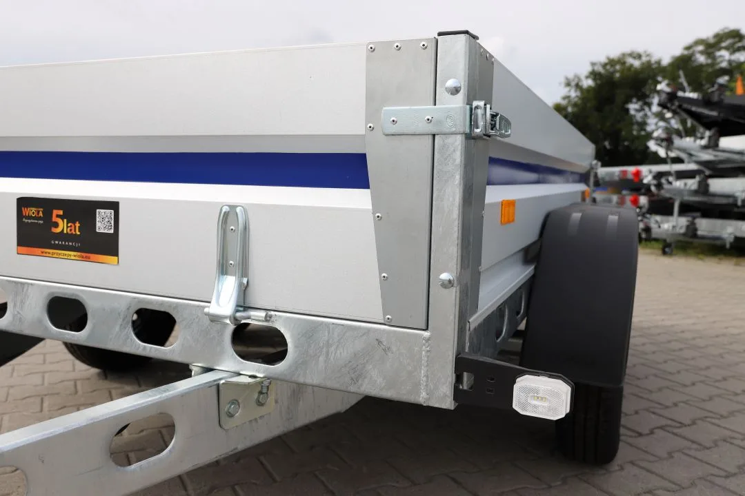 Wiola Krakus Plus - leichter zweiachsiger Anhänger, 252x132 cm, zGG 750 kg - Bild 10