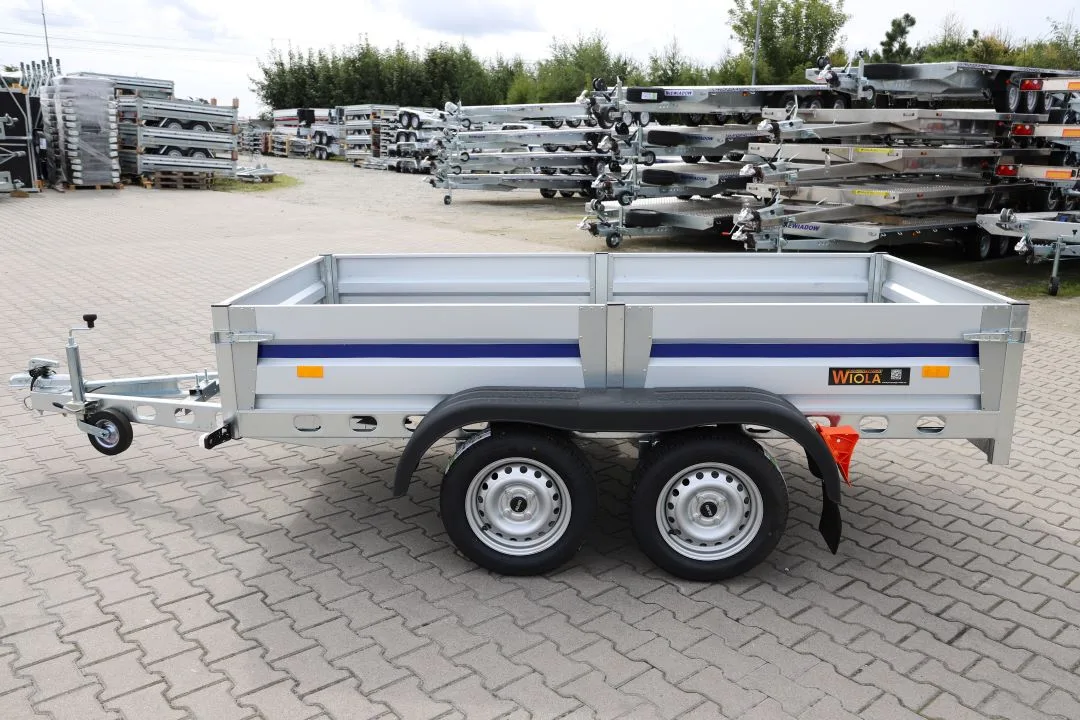 Wiola Mazowia Plus - leichter zweiachsiger Anhänger, 272x132 cm, zGG 750 kg - Bild 2