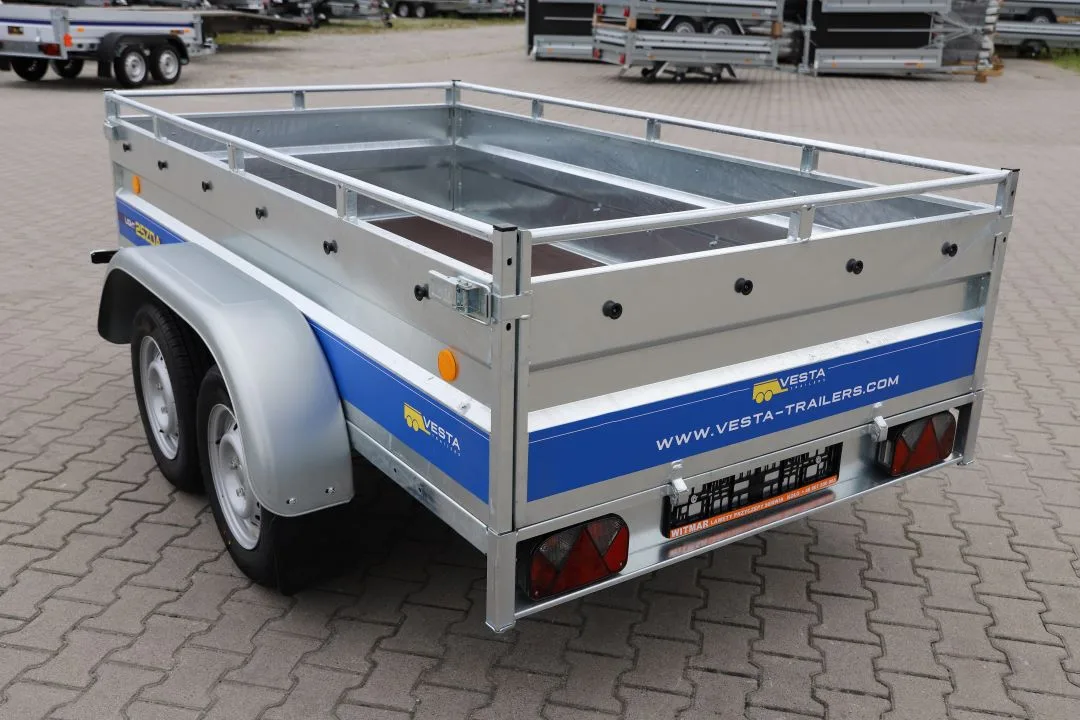VESTA Light 25ZDA  251x135x45cm + Reling, Burta 2mm , 1 oś  DMC 750kg - Bild 3