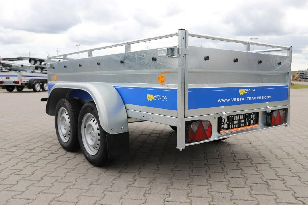 VESTA Light 25ZDA  251x135x45cm + Reling, Burta 2mm , 1 oś  DMC 750kg - Bild 10