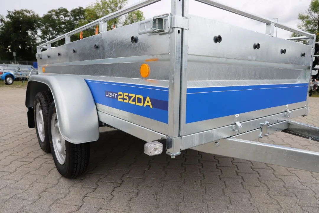 VESTA Light 25ZDA  251x135x45cm + Reling, Burta 2mm , 1 oś  DMC 750kg - Bild 15