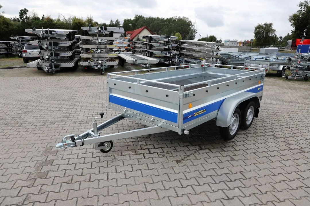 VESTA Light 30ZDA  300x150x45cm + Reling Burta 2mm , 2 osie  DMC 750kg