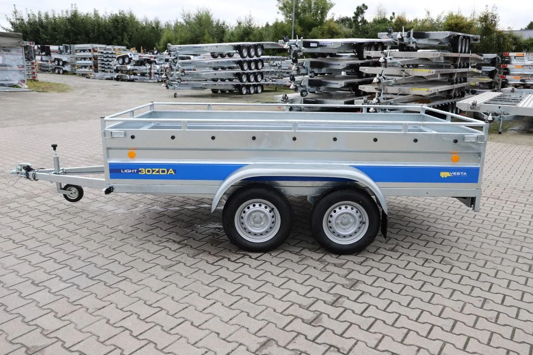 VESTA Light 30ZDA  300x150x45cm + Reling Burta 2mm , 2 osie  DMC 750kg - Bild 2