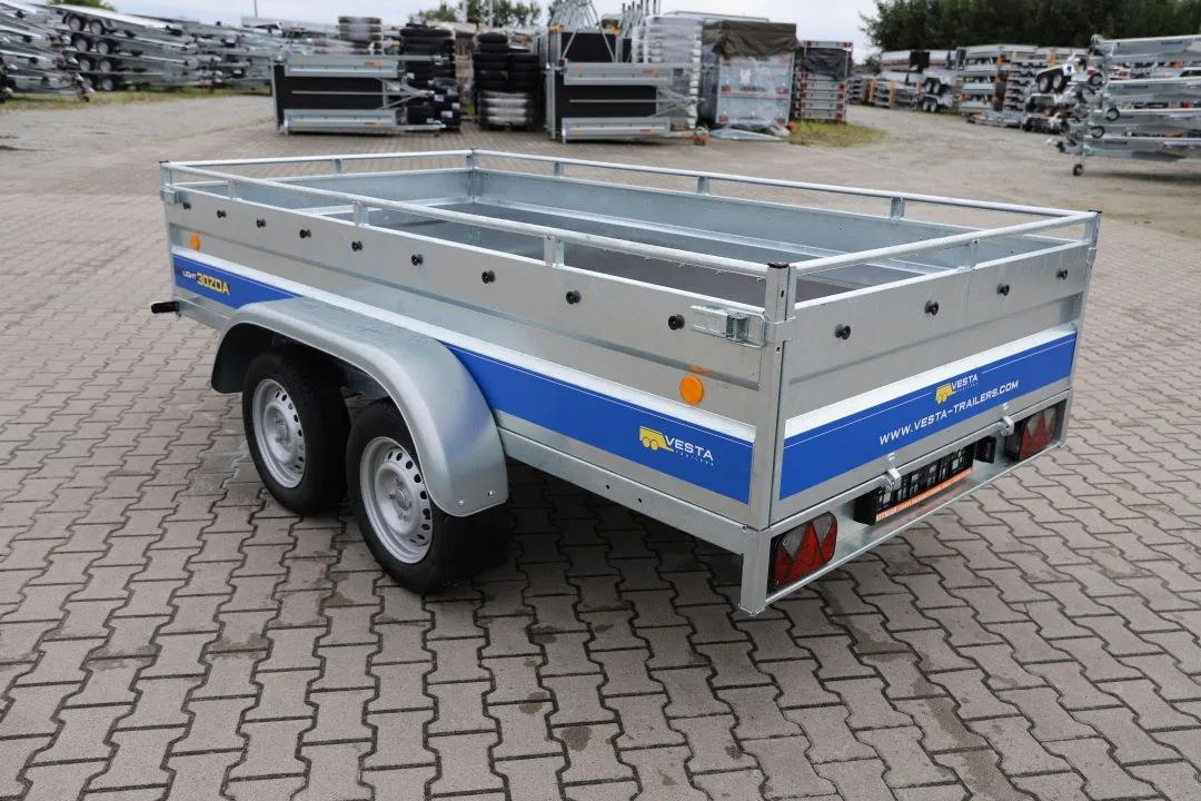 VESTA Light 30ZDA  300x150x45cm + Reling Burta 2mm , 2 osie  DMC 750kg - Bild 3
