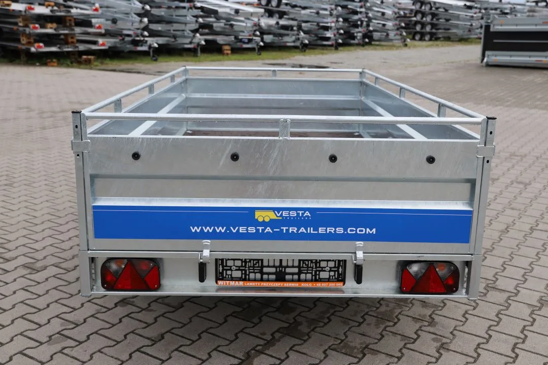VESTA Light 30ZDA  300x150x45cm + Reling Burta 2mm , 2 osie  DMC 750kg - Bild 4