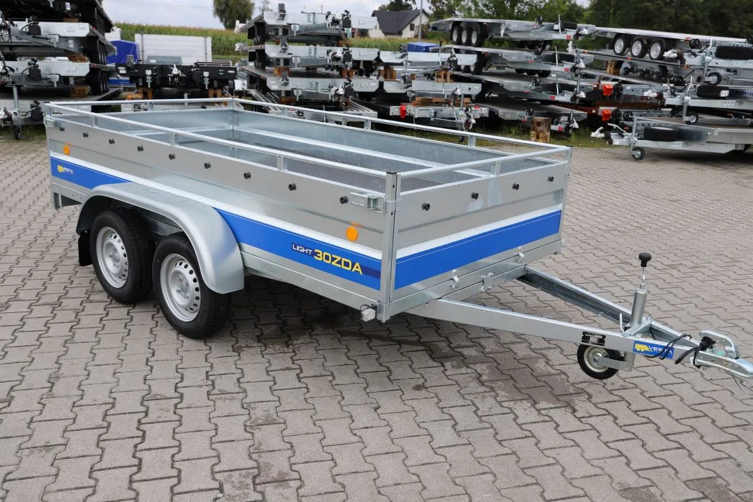 VESTA Light 30ZDA  300x150x45cm + Reling Burta 2mm , 2 osie  DMC 750kg - Bild 7