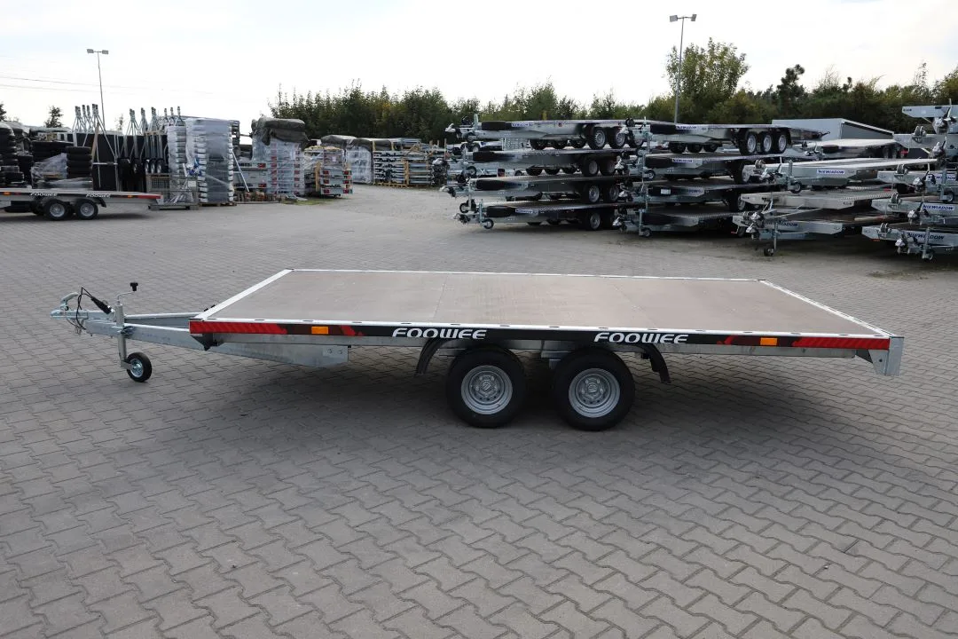 FOOWEE 3.9 × 2.05 – Zweiachs-Plattformanhänger, zGG 750 kg - Bild 2