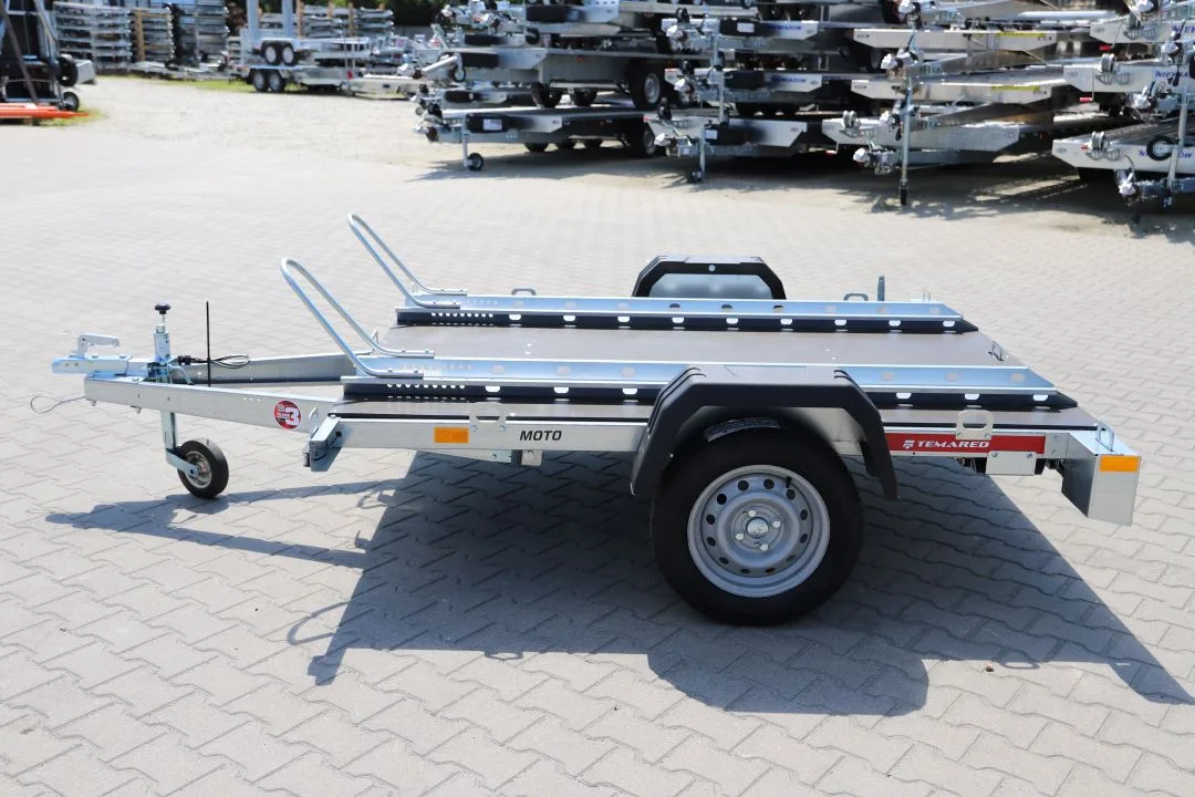 TEMARED MOTO 2 PREMIUM – motorcycle trailer with plywood floor, GVW 750 kg - image 2