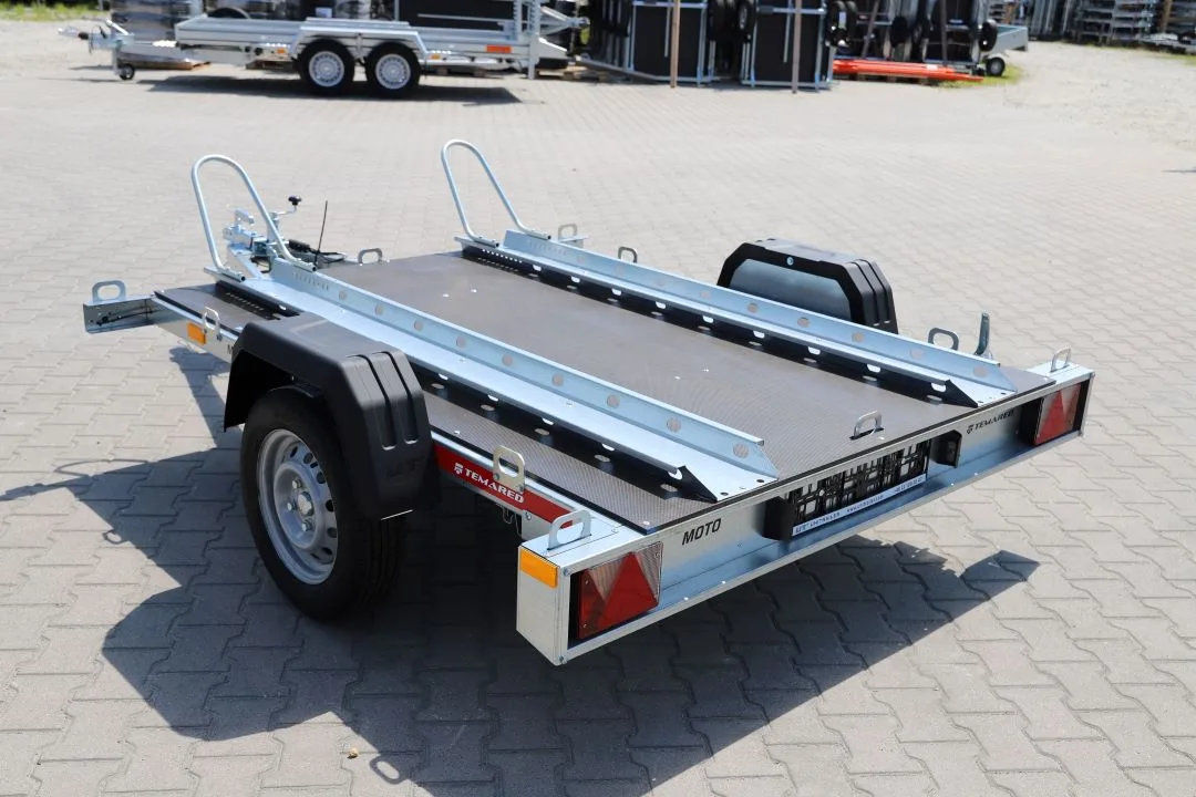 TEMARED MOTO 2 PREMIUM – motorcycle trailer with plywood floor, GVW 750 kg - image 3