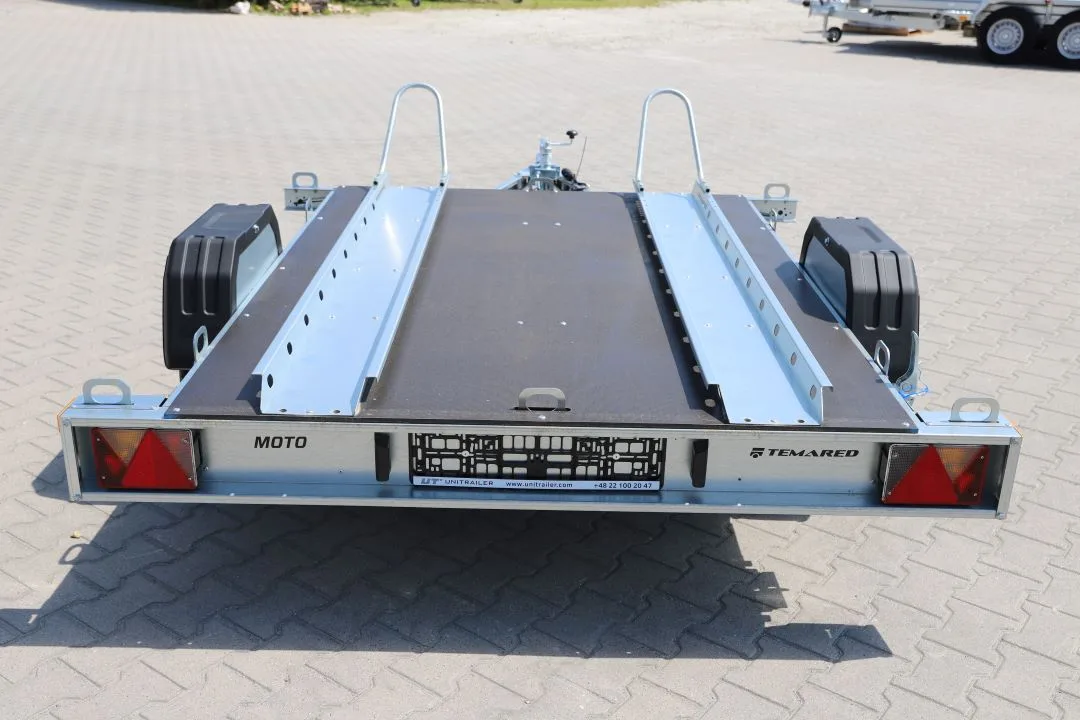 TEMARED MOTO 2 PREMIUM – motorcycle trailer with plywood floor, GVW 750 kg - image 4