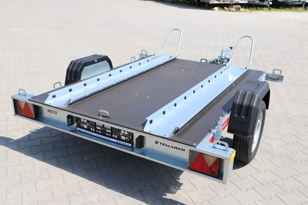 TEMARED MOTO 2 PREMIUM – motorcycle trailer with plywood floor, GVW 750 kg - image 5