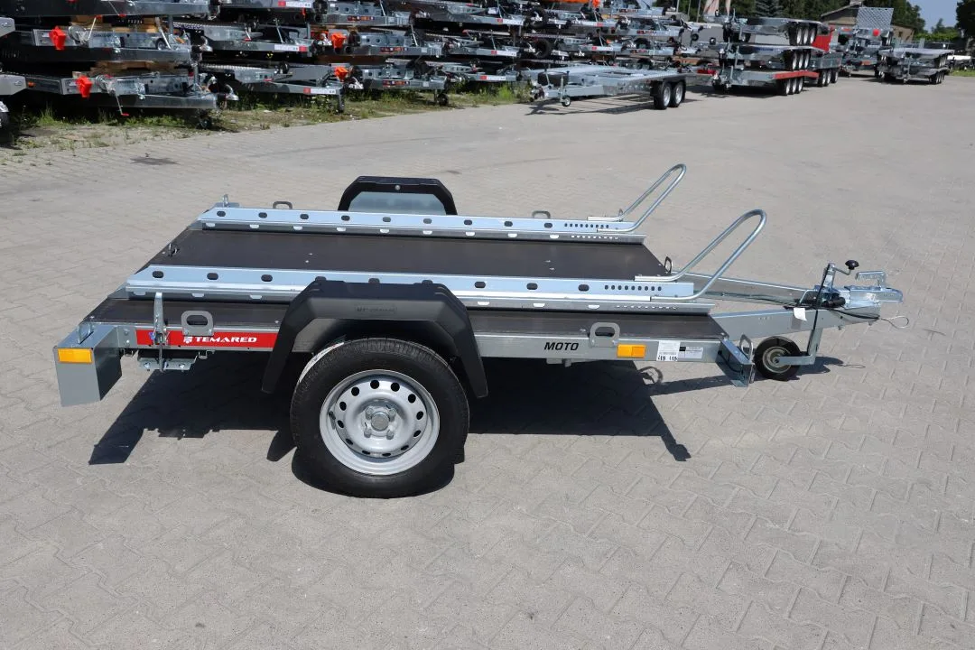 TEMARED MOTO 2 PREMIUM – motorcycle trailer with plywood floor, GVW 750 kg - image 6