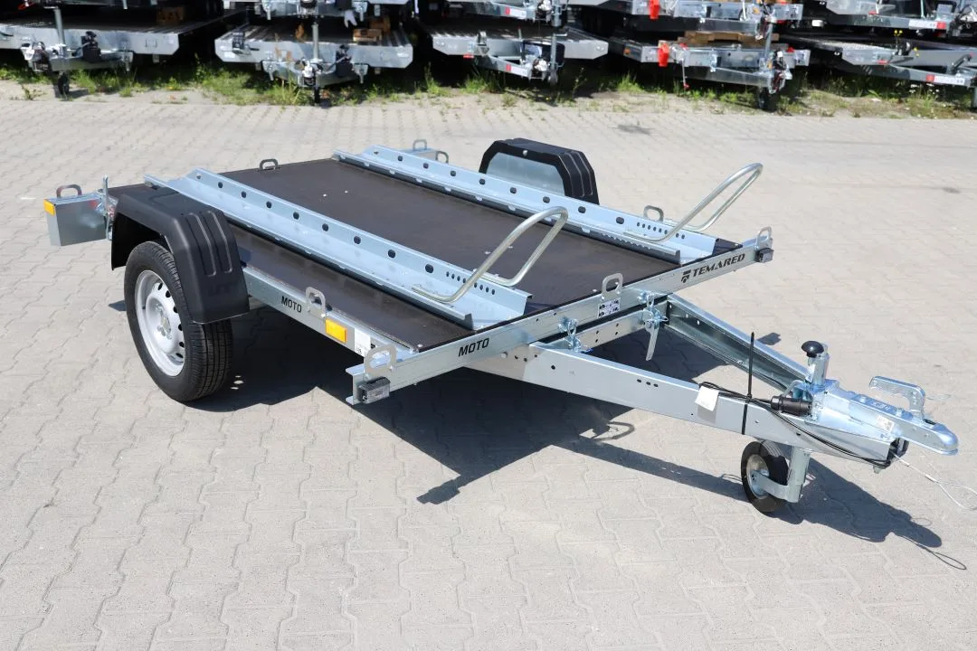 TEMARED MOTO 2 PREMIUM – motorcycle trailer with plywood floor, GVW 750 kg - image 7
