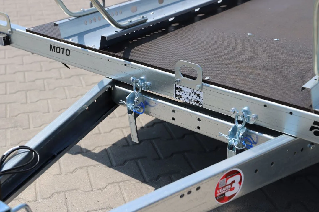 TEMARED MOTO 2 PREMIUM – motorcycle trailer with plywood floor, GVW 750 kg - image 9