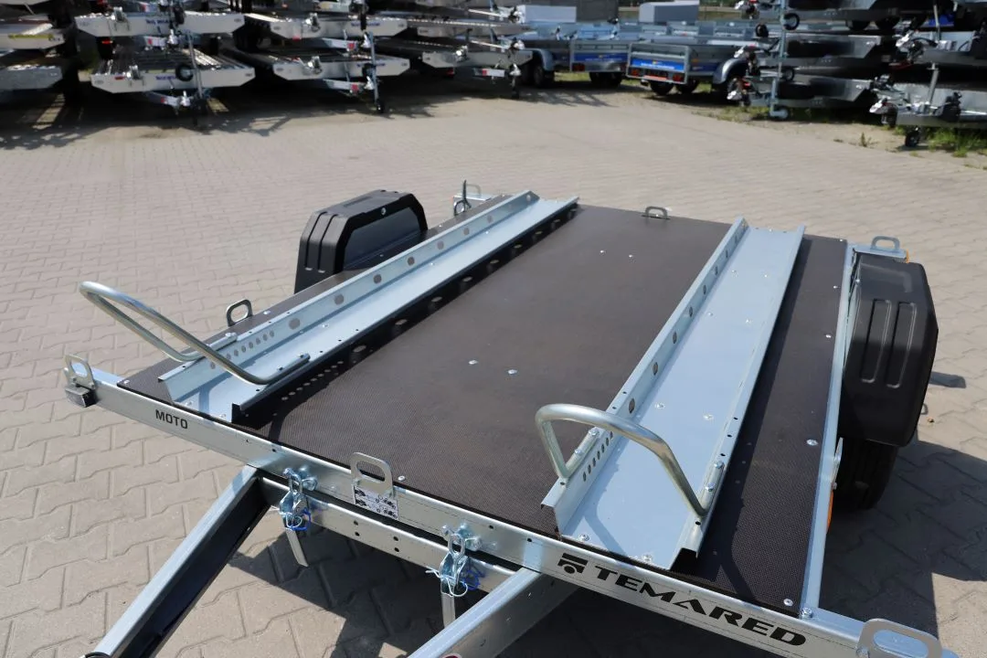 TEMARED MOTO 2 PREMIUM – motorcycle trailer with plywood floor, GVW 750 kg - image 10