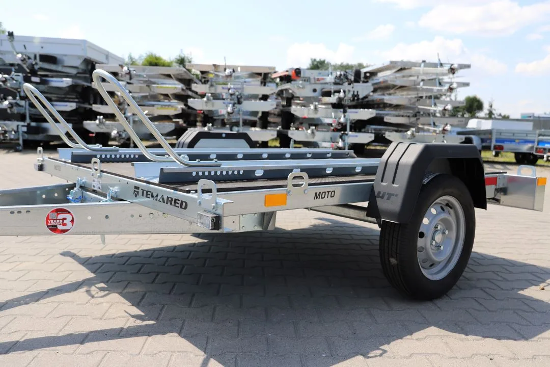 TEMARED MOTO 2 PREMIUM – motorcycle trailer with plywood floor, GVW 750 kg - image 11