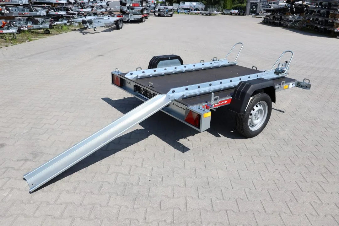 TEMARED MOTO 2 PREMIUM – motorcycle trailer with plywood floor, GVW 750 kg - image 15