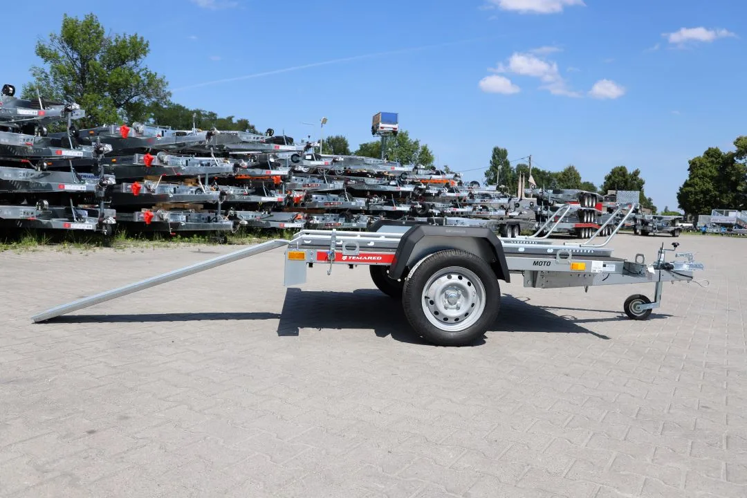 TEMARED MOTO 2 PREMIUM – motorcycle trailer with plywood floor, GVW 750 kg - image 16